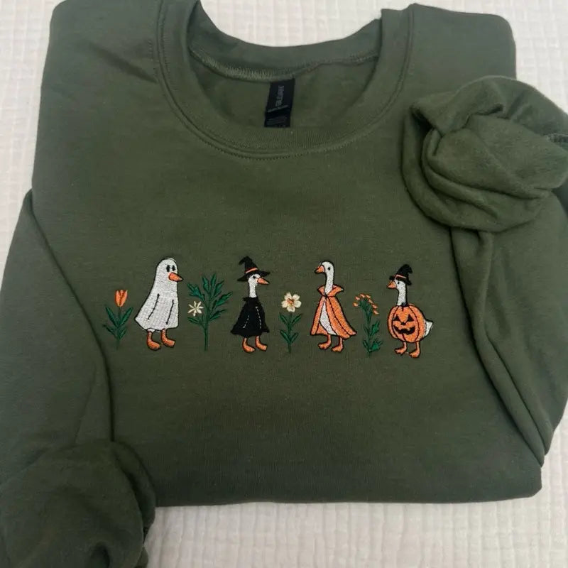🎃 Halloween Costume Goose Embroidered Tee/Crewneck/Hoodie