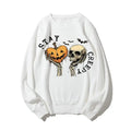 🎃 Stay Creepy Halloween Skull Pumpkin Crewneck Sweatshirt hoodie tee
