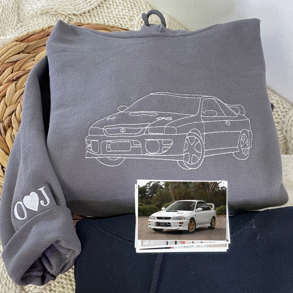 Custom Car from Photo, Embroidered  T-shirts,Sweatshirt, Hoodie, Car Guy Gifts