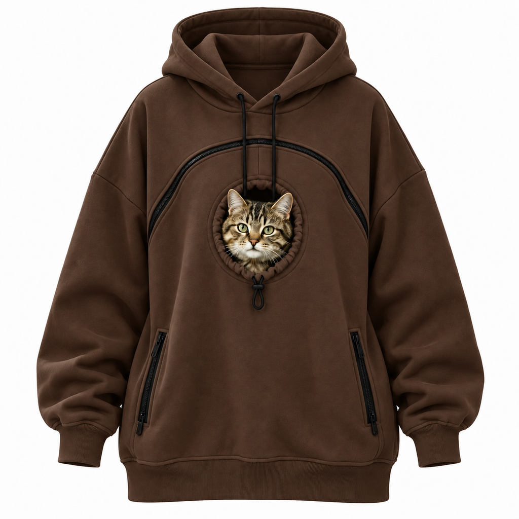 Pet Carrier Hoodie for Women — Professional Clothing Dog Clothes