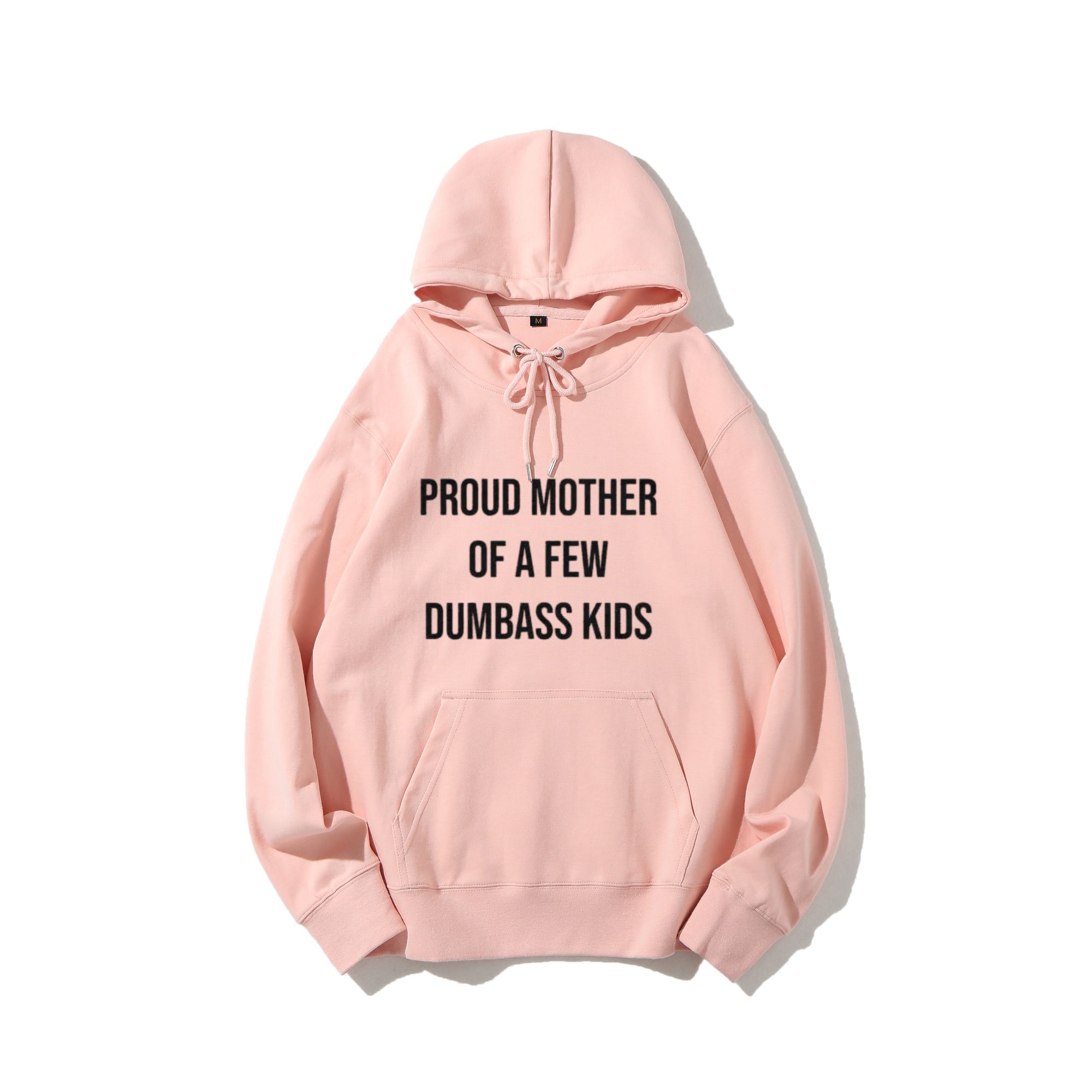 Mother's Day Gift Short-Sleeve Hoodie Sweatshirt with Humorous Parent-Child Theme