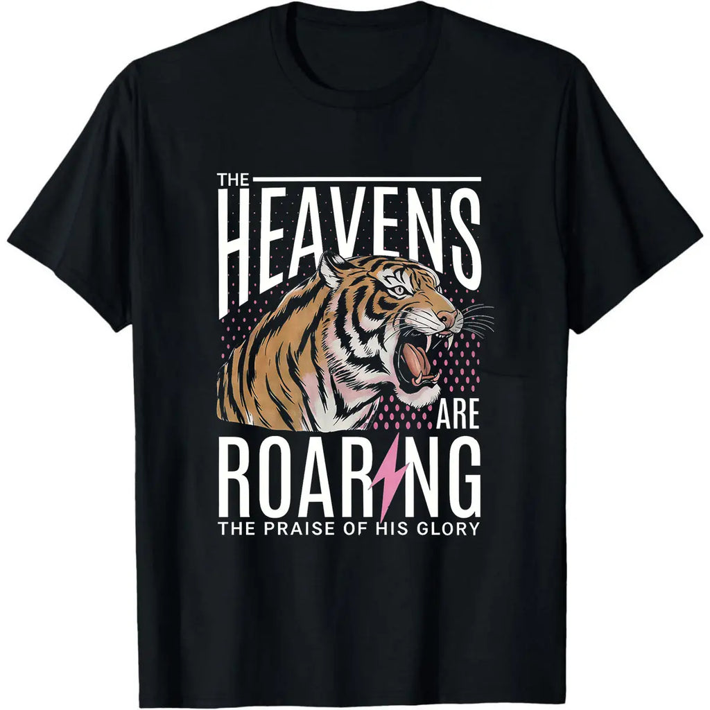 Roaring Heavens Christian Pullover | Faith-Based Tiger Tee hoodie sweatshirt