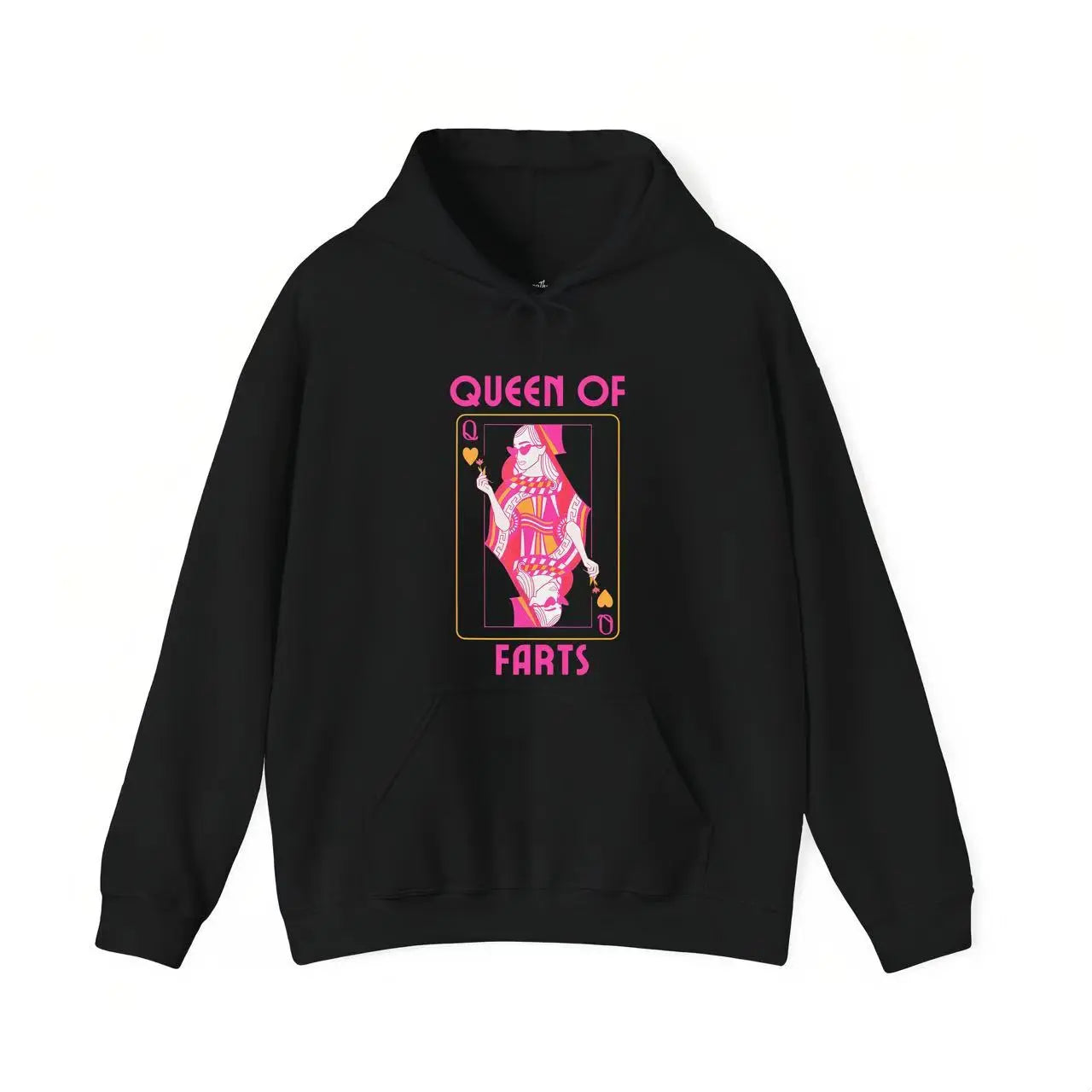 Queen Of Farts Funny Poker Queen Sweatshirt | Sarcastic Joke Gift For Women