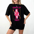 Queen Of Farts Funny Poker Queen Sweatshirt | Sarcastic Joke Gift For Women