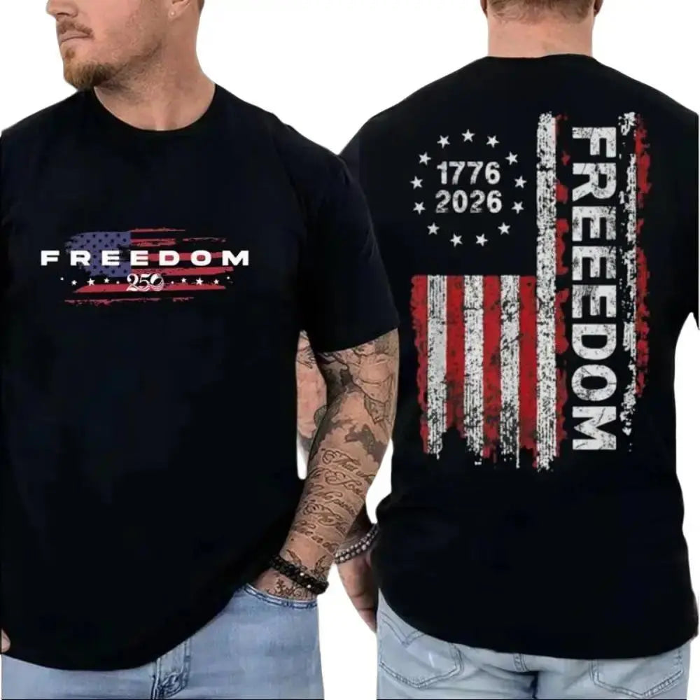 🇺🇸 1776-2026 Freedom USA 250th Anniversary Vintage Tee