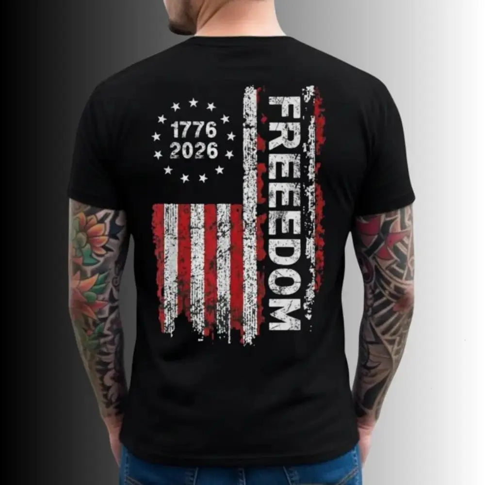 🇺🇸 1776-2026 Freedom USA 250th Anniversary Vintage Tee