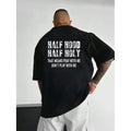 Half Hood Half Holy Oversized T-Shirt sweatshirt hoodie | Pray With Me Don’t Play With Me