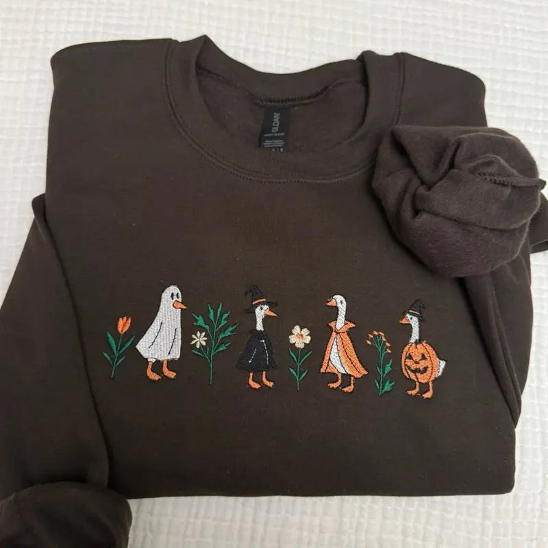 🎃 Halloween Costume Goose Embroidered Tee/Crewneck/Hoodie