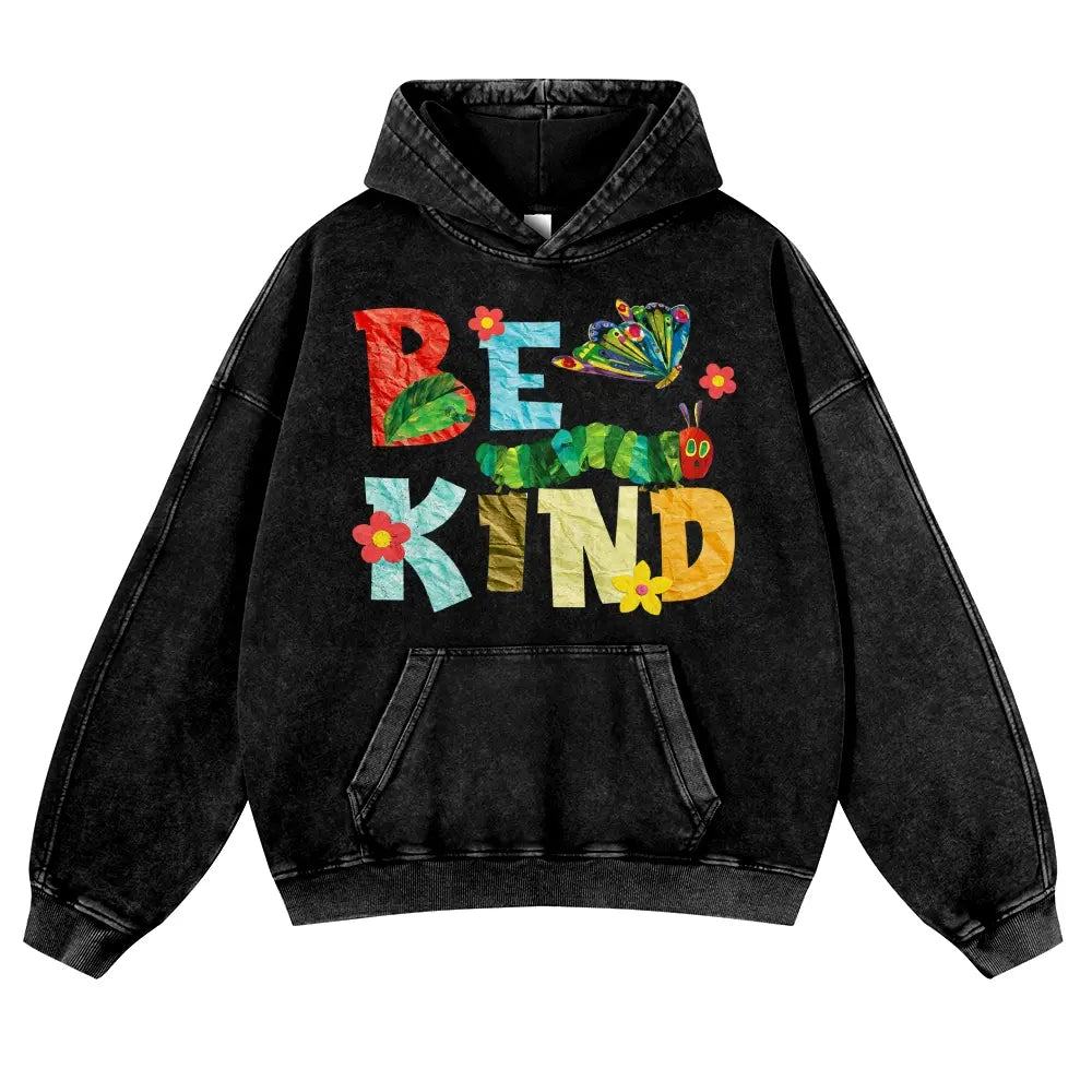 Be Kind Very Hungry Caterpillar Vintage Washed Graphic T‑Shirt & Hoodie