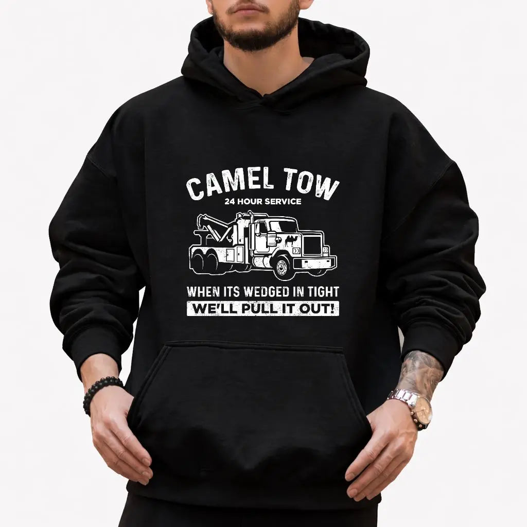 Camel Tow 24hr Towing Truck Vintage Distressed Graphic T-Shirt Sweatshirt Hoodie