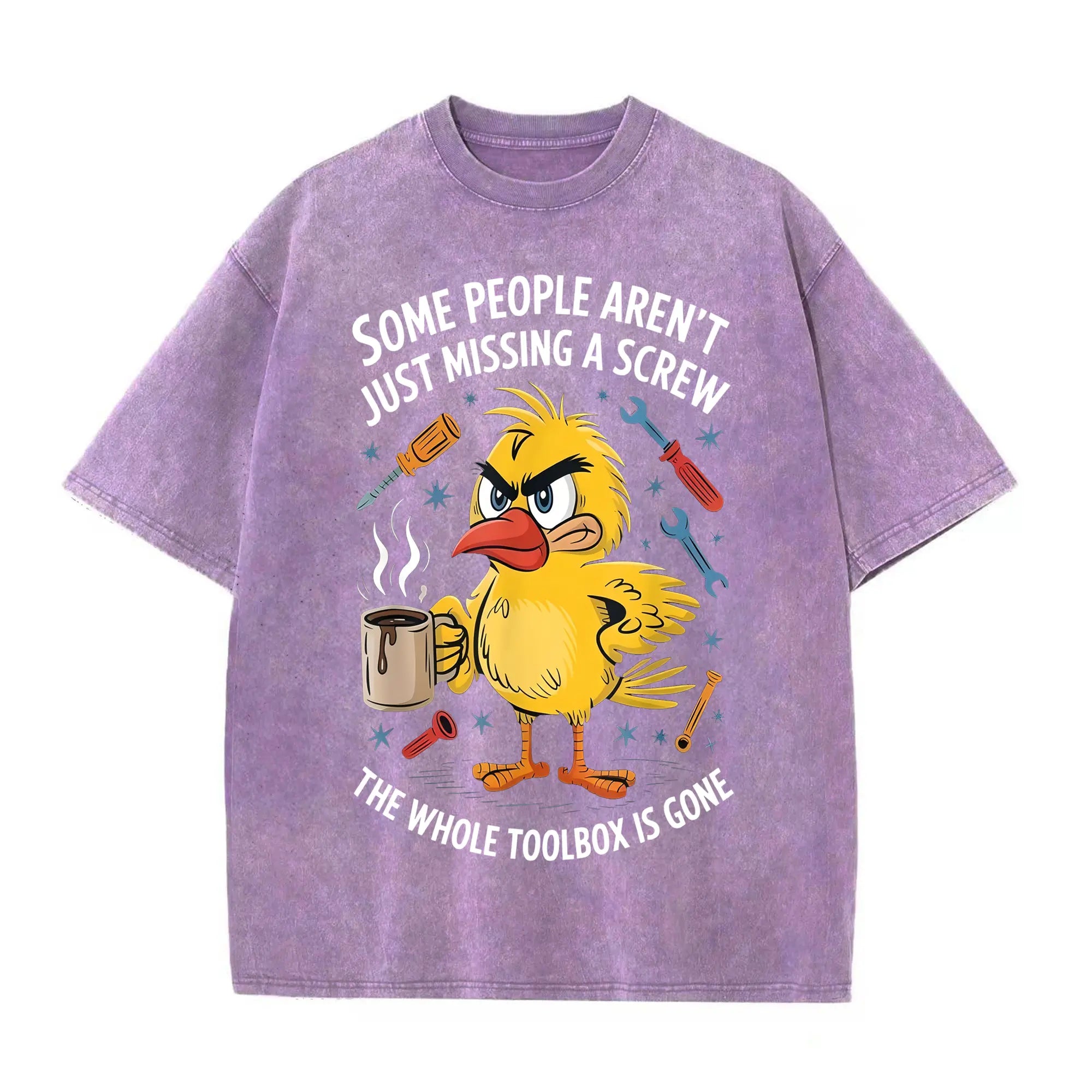 Funny “The Whole Toolbox Is Gone” Angry Birds T-Shirt | Sarcastic Humor Tee