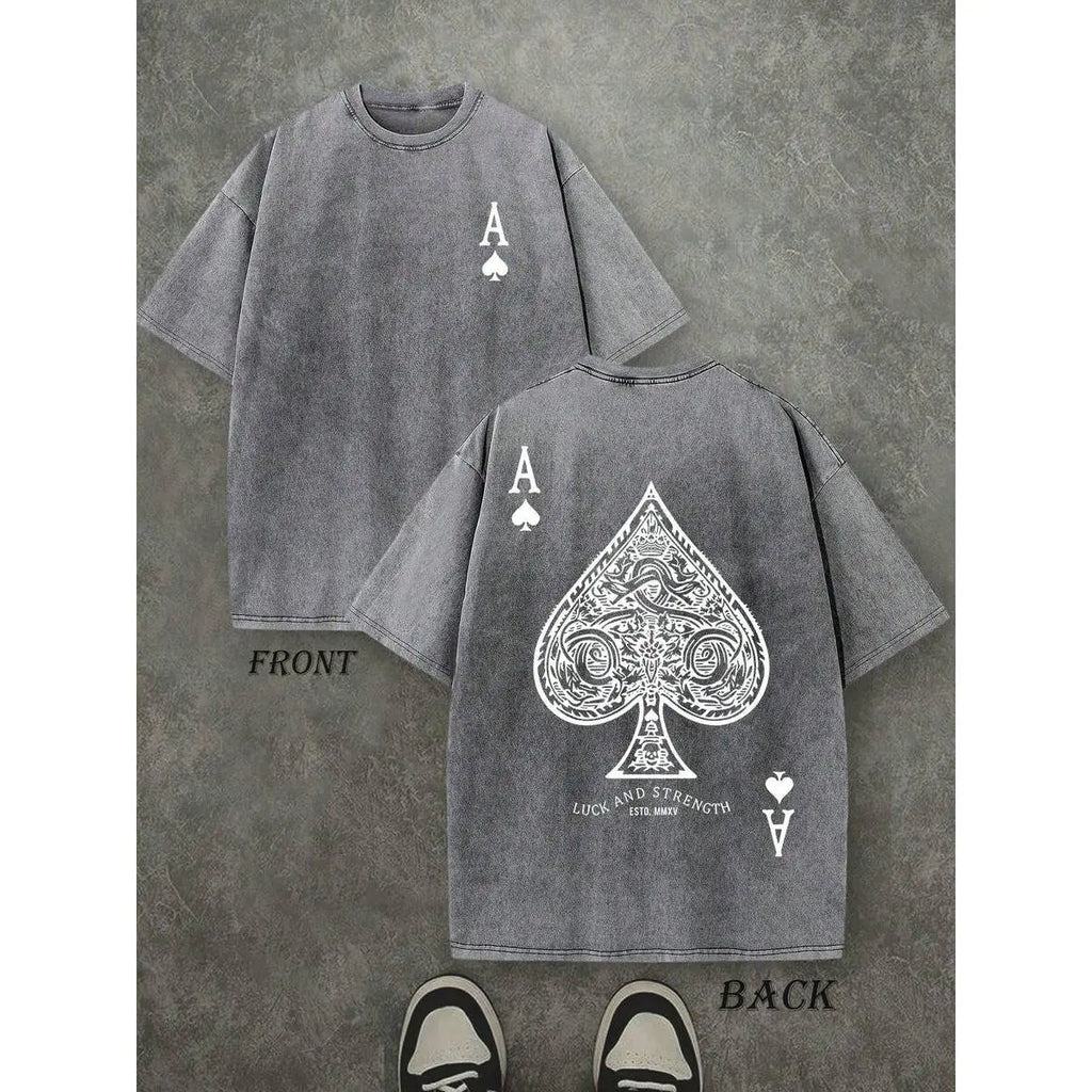 ♠️ Ace of Spades Vintage Washed Unisex Tee