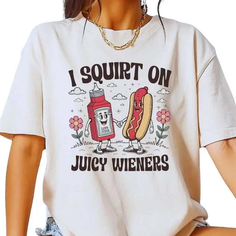 Funny Retro Hot Dog Pun Graphic Tee Sweatshirt Hoodie