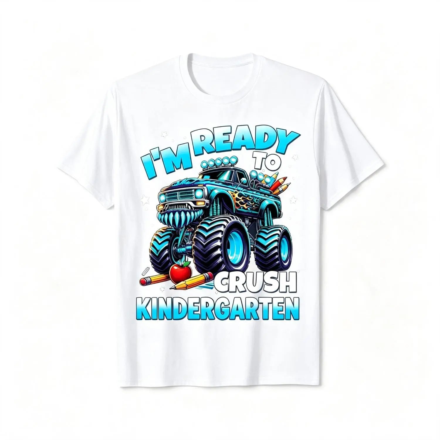 I'm Ready To Crush Kindergarten Monster Truck Kids T-Shirt Sweatshirt Hoodie