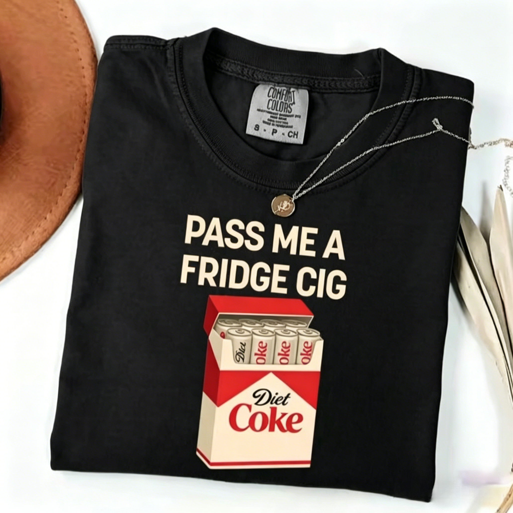 Funny Coke Fridge Cig Graphic Tee Retro Soda Lover T-Shirt Sweatshirt hoodie