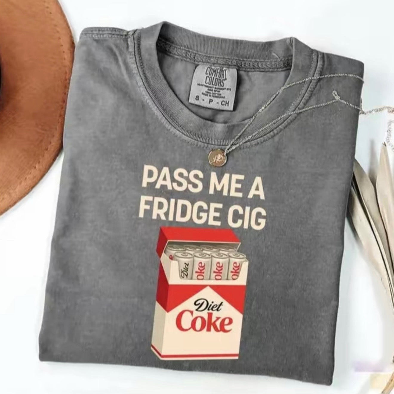 Funny Coke Fridge Cig Graphic Tee Retro Soda Lover T-Shirt Sweatshirt hoodie