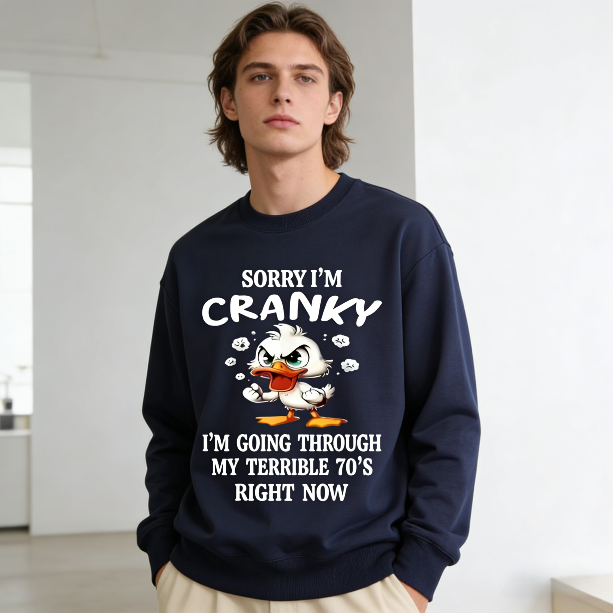 Sorry I’m Cranky – I’m In My Terrible 70’s Right Now 🦆 sweatshirt Tee Hoodie