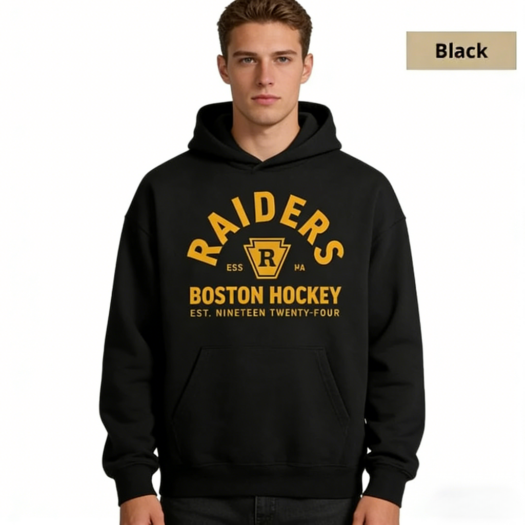 Classic Boston Raiders Hockey Hoodie | Rozanov #81 Fan Apparel