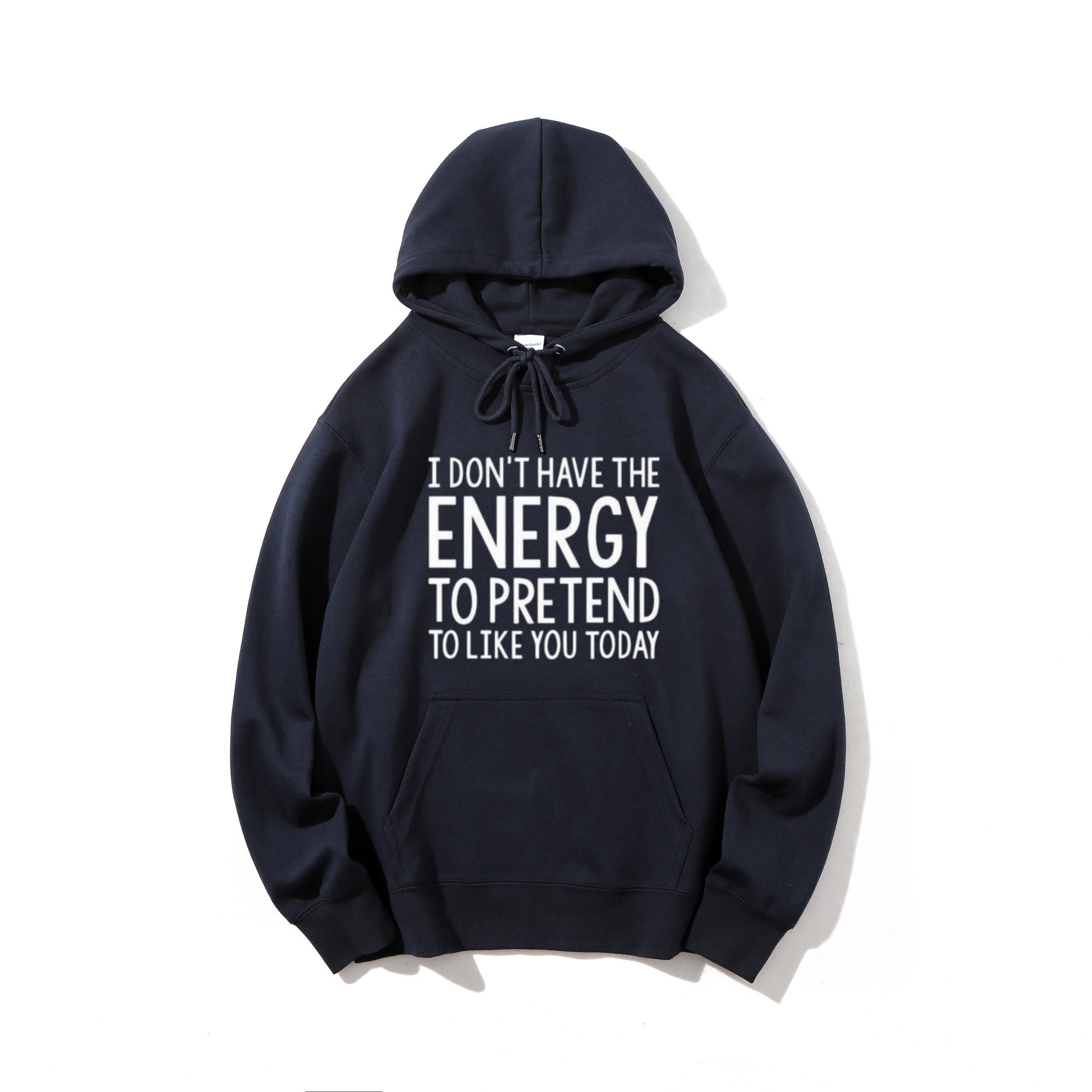 Humor & Authenticity Short-Sleeve Hoodie I'm too tired to pretend I like you