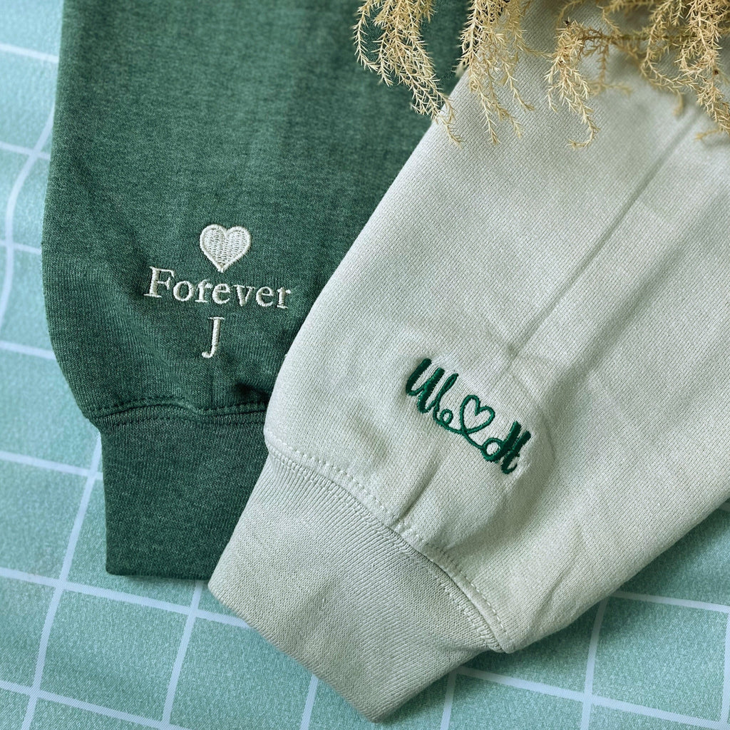 Duck Sweatshirt or Hoodie Matching, Custom Embroidered Valentines Gifts For Boyfriend Girlfriend