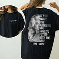 Double‑Sided Inspirational Quote Graphic T‑Shirt Sweatshirt hoodie