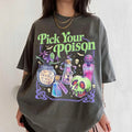 Pick Your Poison Witch Potion Vintage Wash Halloween Tee Sweatshirt hoodie