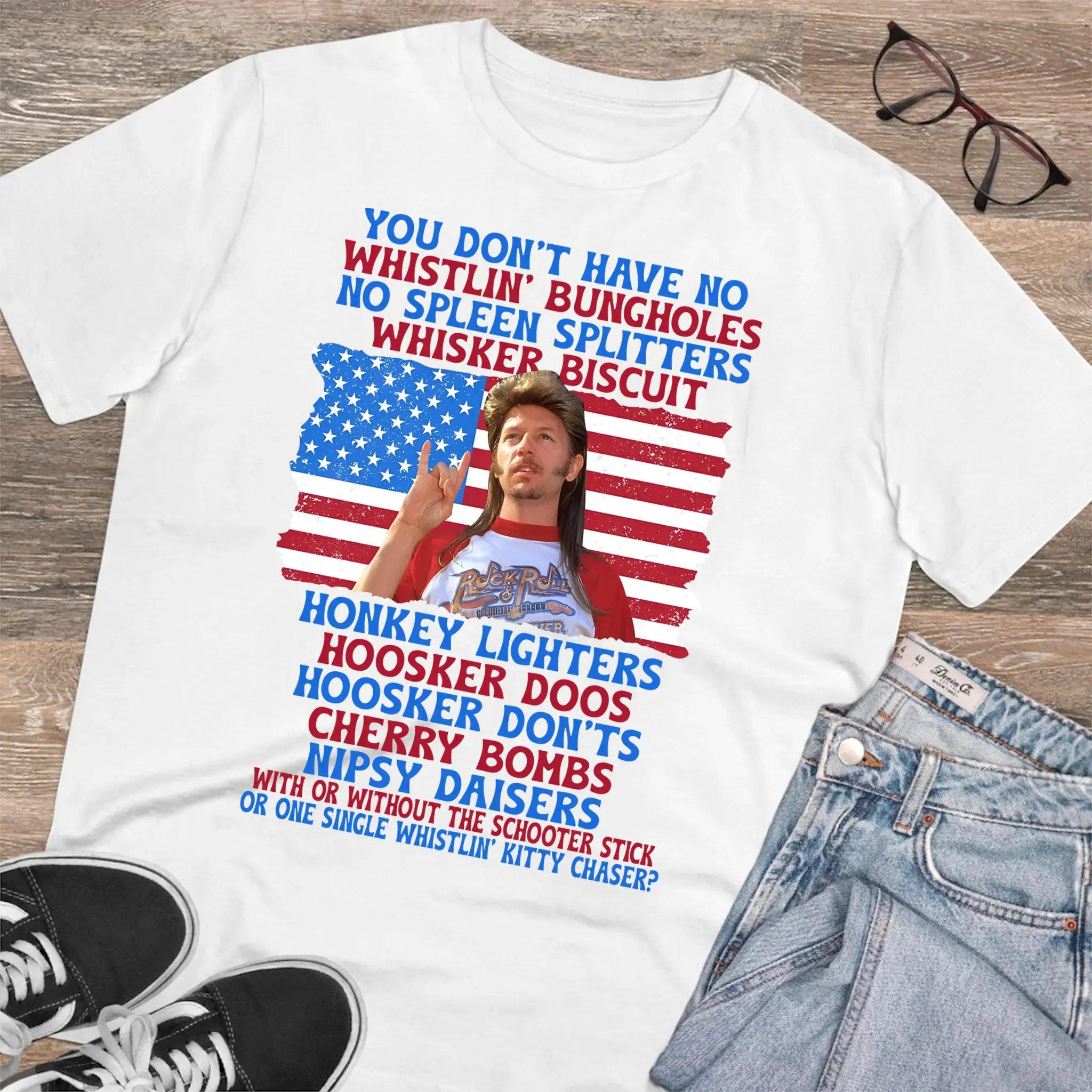 Joe Dirt Fireworks Quote Vintage USA Flag 4th Of July Tee Sweatshirt hoodie