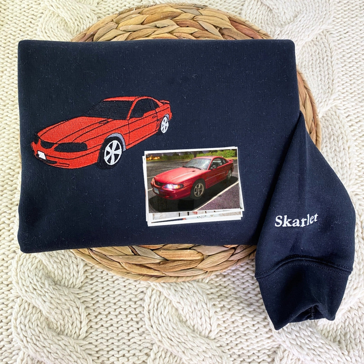 Custom Car from Photo, Embroidered  T-shirts,Sweatshirt, Hoodie, Car Guy Gifts