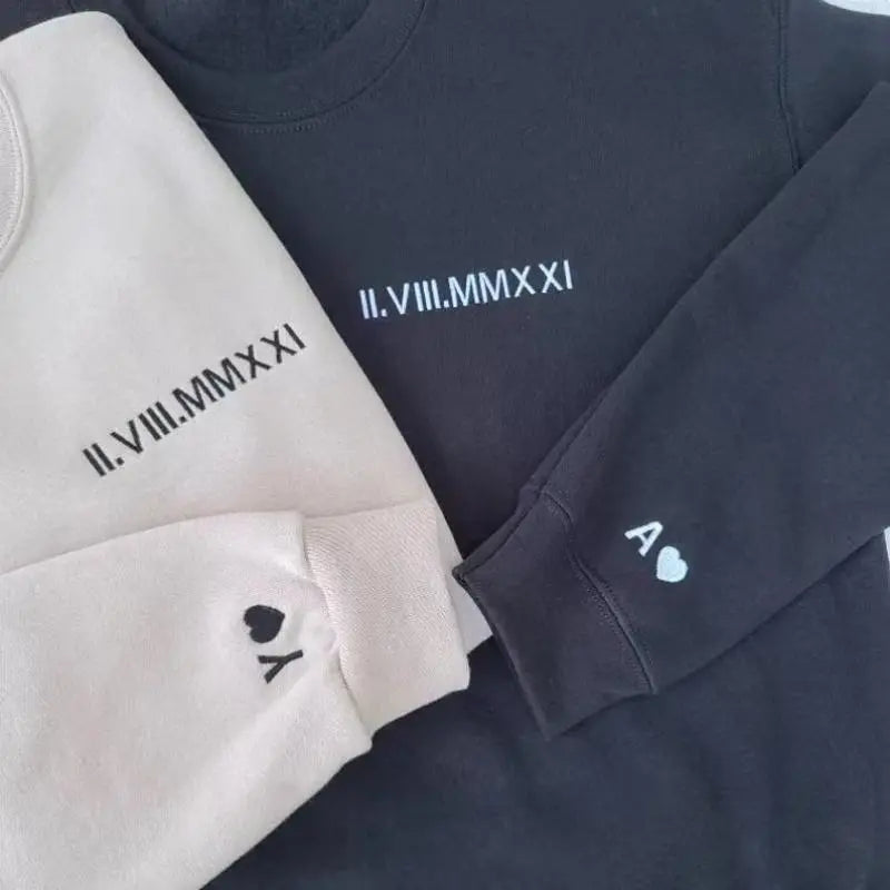 Custom Roman Numeral Sweatshirt