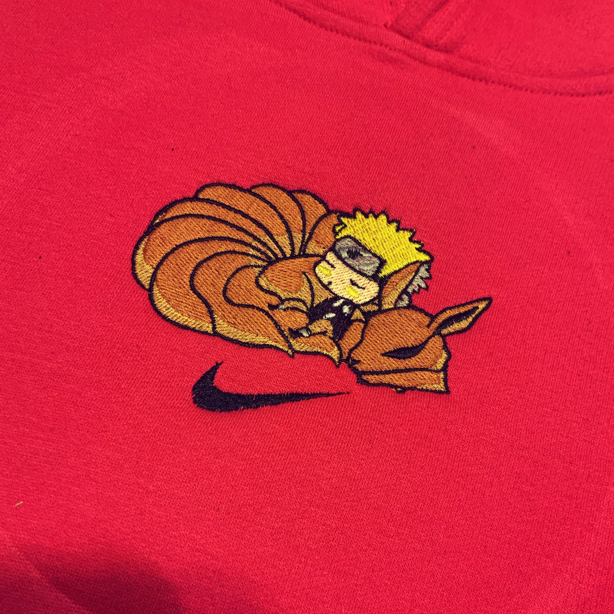LIMITED NARUTO KURAMA CHIBI X EMBROIDERED HOODIE