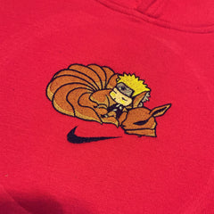 LIMITED NARUTO KURAMA CHIBI X EMBROIDERED HOODIE