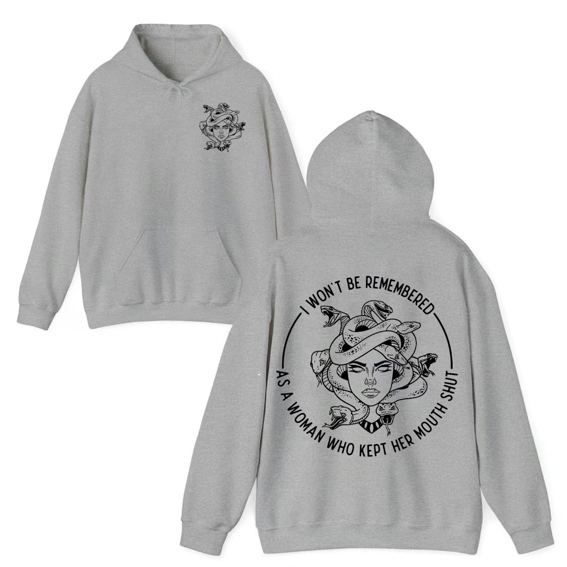 I Won't Be Remembered As A Woman Who Kept Her Mouth Shut T-Shirt/Sweatshirt/Hoodie