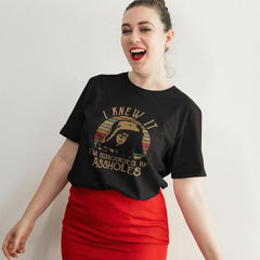 Lord Dark Helmet Spaceballs I Knew It I'm Surrounded By Asshols T-shirt