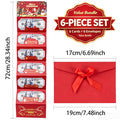 Christmas Expandable Pop-Up Money Holder Card, Merry Christmas Folding Surprise Cash Gift Card with Red Envelope, Santa Holiday Gift Card (Money Not Included)
