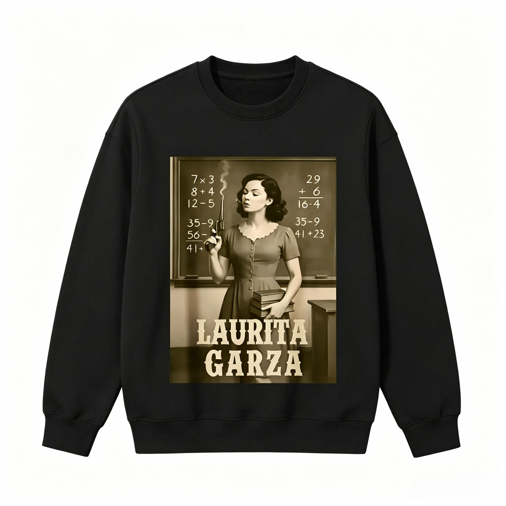 Laurita Garza Vintage Retro Teacher Graphic Tee | Legendary Texas Teacher Funny Retro T-Shirt