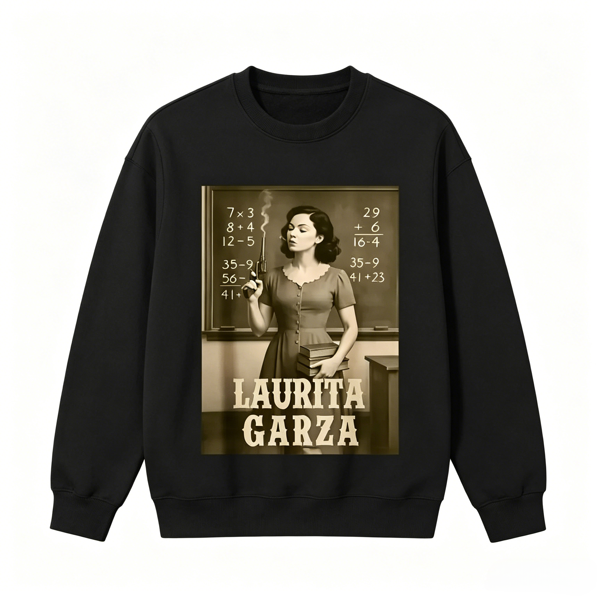 Laurita Garza Vintage Retro Teacher Graphic Tee | Legendary Texas Teacher Funny Retro T-Shirt