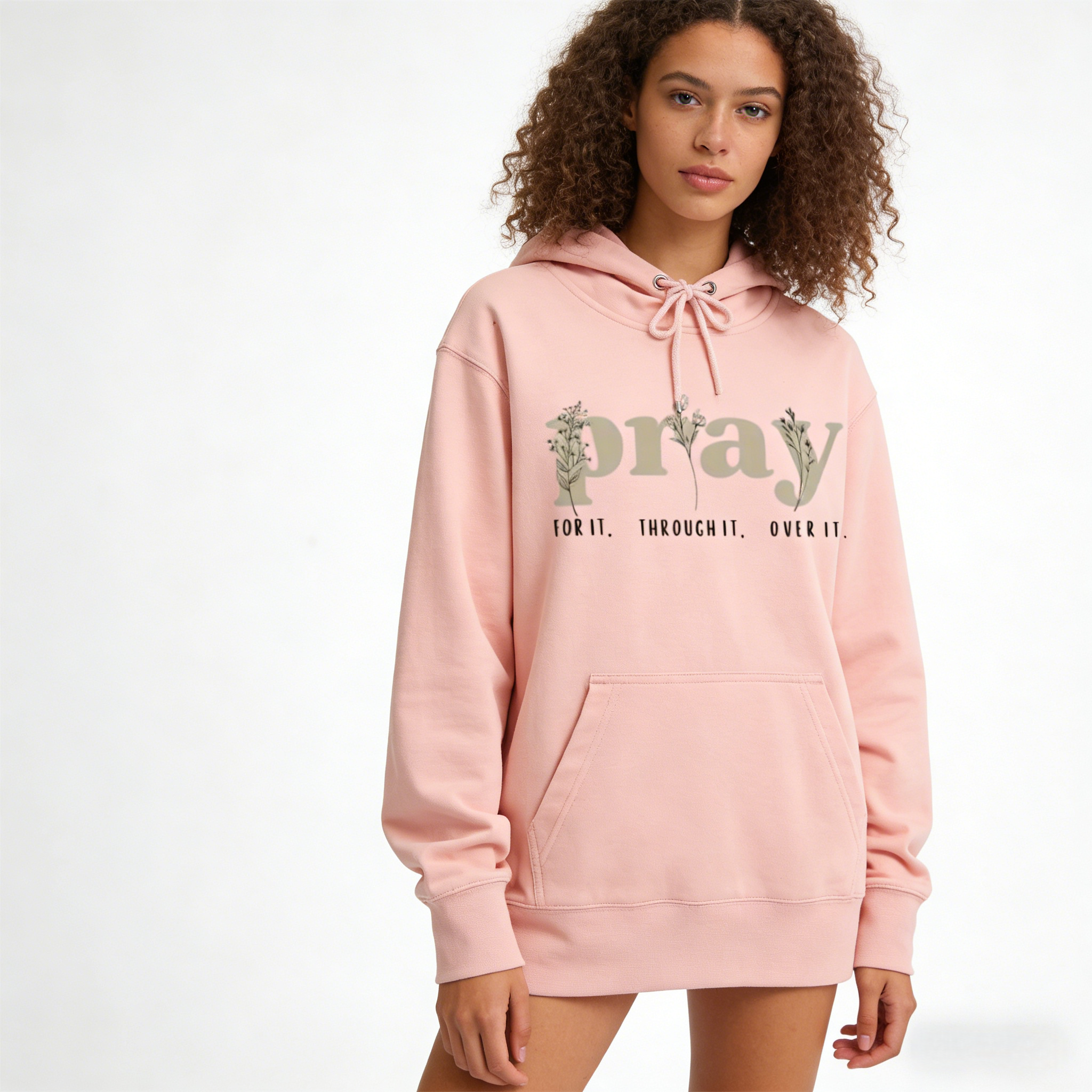 Faith Prayer Short-Sleeve Sweatshirt Hoodie Gift