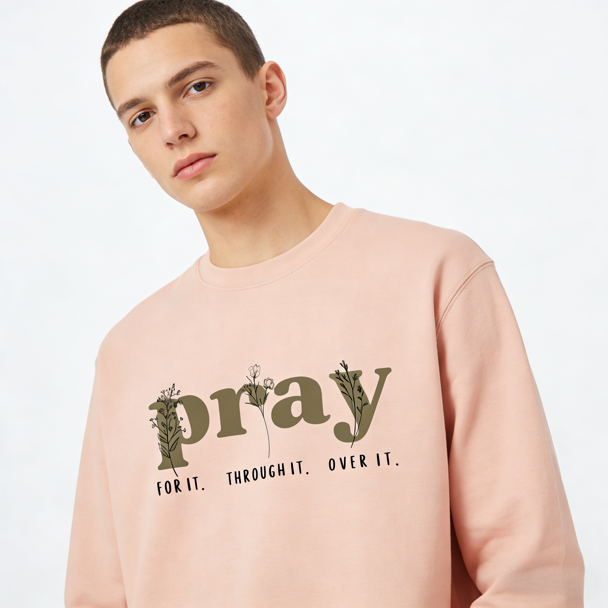 Faith Prayer Short-Sleeve Sweatshirt Hoodie Gift