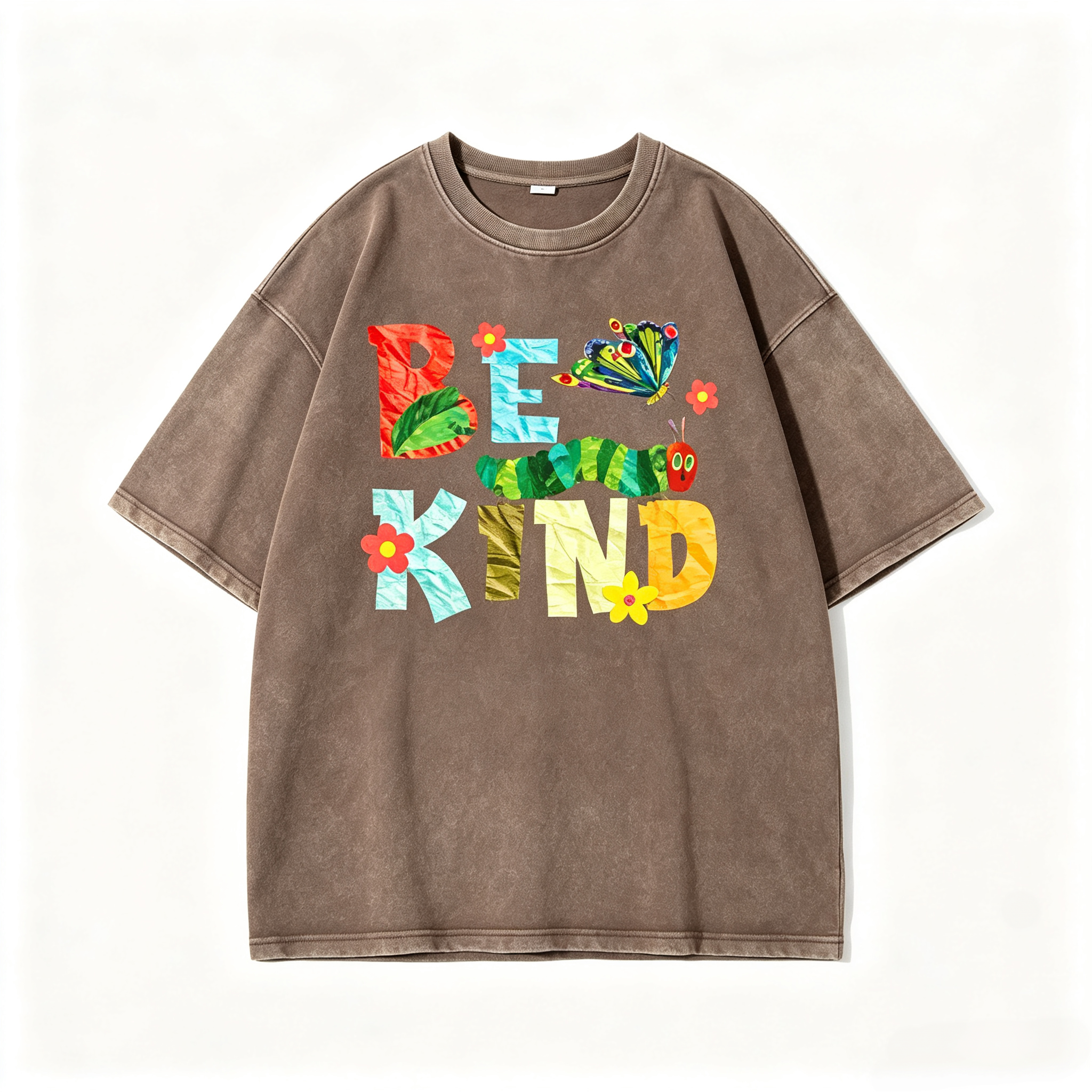 Be Kind Very Hungry Caterpillar Vintage Washed Graphic T‑Shirt & Hoodie