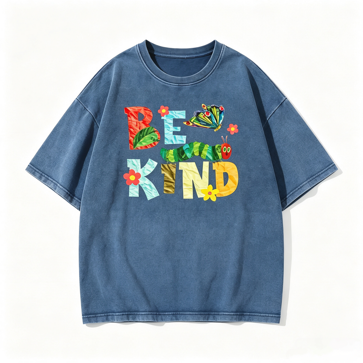 Be Kind Very Hungry Caterpillar Vintage Washed Graphic T‑Shirt & Hoodie