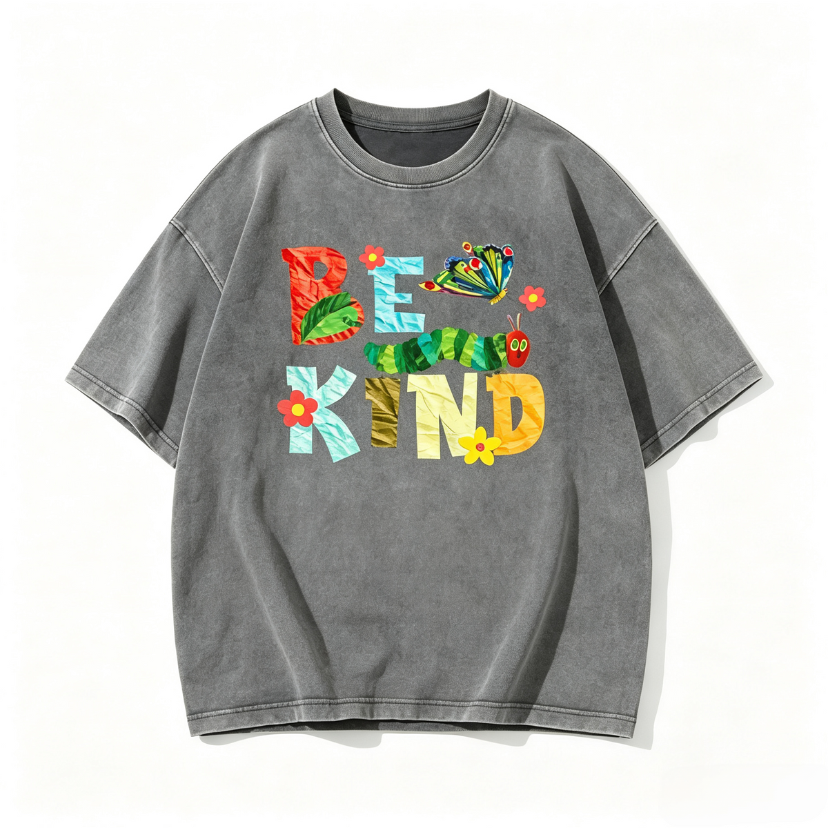 Be Kind Very Hungry Caterpillar Vintage Washed Graphic T‑Shirt & Hoodie