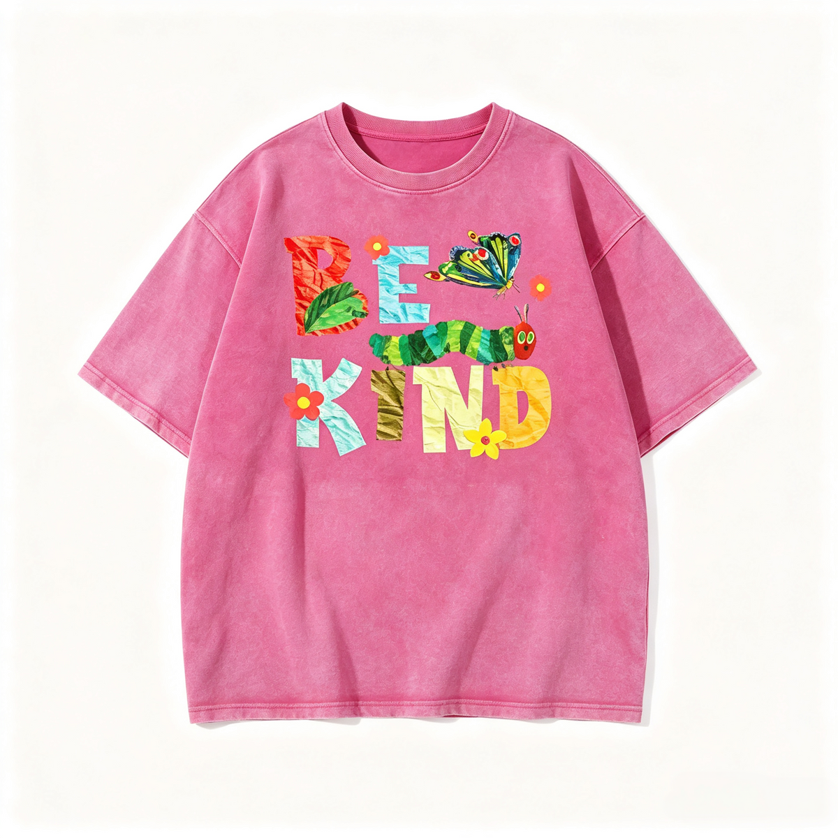 Be Kind Very Hungry Caterpillar Vintage Washed Graphic T‑Shirt & Hoodie