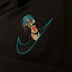 LIMITED Cyberpunk Rebecca Lolipop Gyat EMBROIDERED GYM HOODIE