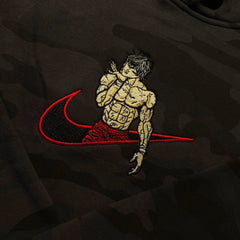 LIMITED The Grappler EMBROIDERED ANIME HOODIE