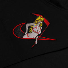 LIMITED Chainsawman Power Scythe Gyat EMBROIDERED GYM HOODIE