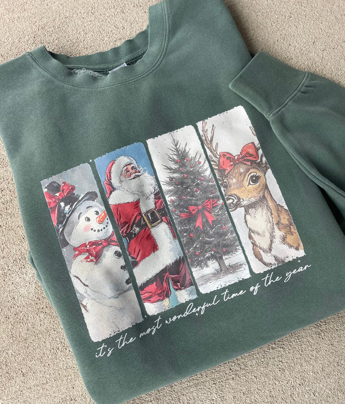 🎄It’s The Most Wonderful Time Of The Year Christmas Sweatshirt Hoodie Tee☃️