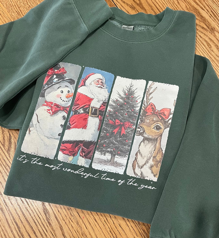 🎄It’s The Most Wonderful Time Of The Year Christmas Sweatshirt Hoodie Tee☃️