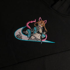 LIMITED Fire Force Tamaki Gyat EMBROIDERED ANIME HOODIE