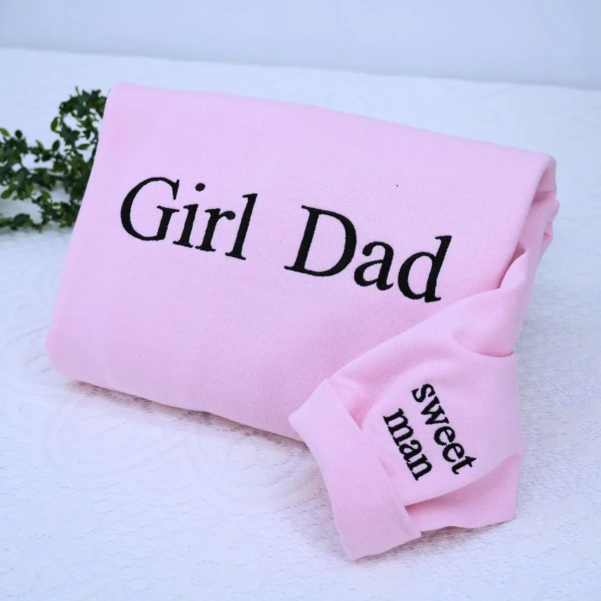 Personalized Fathers Day Hoodies or Sweatshirt with Embroidered Est 2023 2024 Any Year