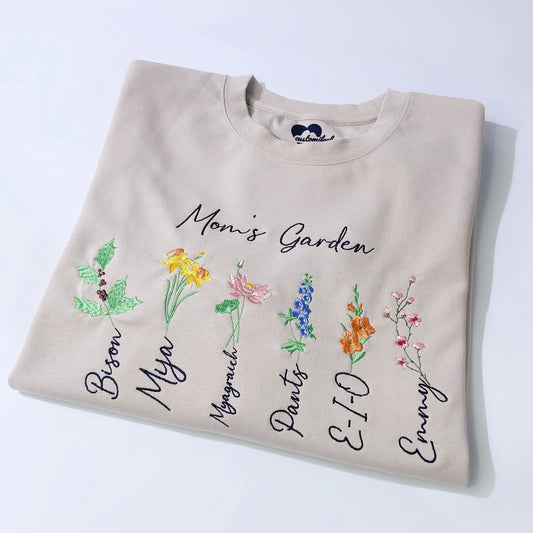 Grandma/Mum's Garden Custom Sweatshirt